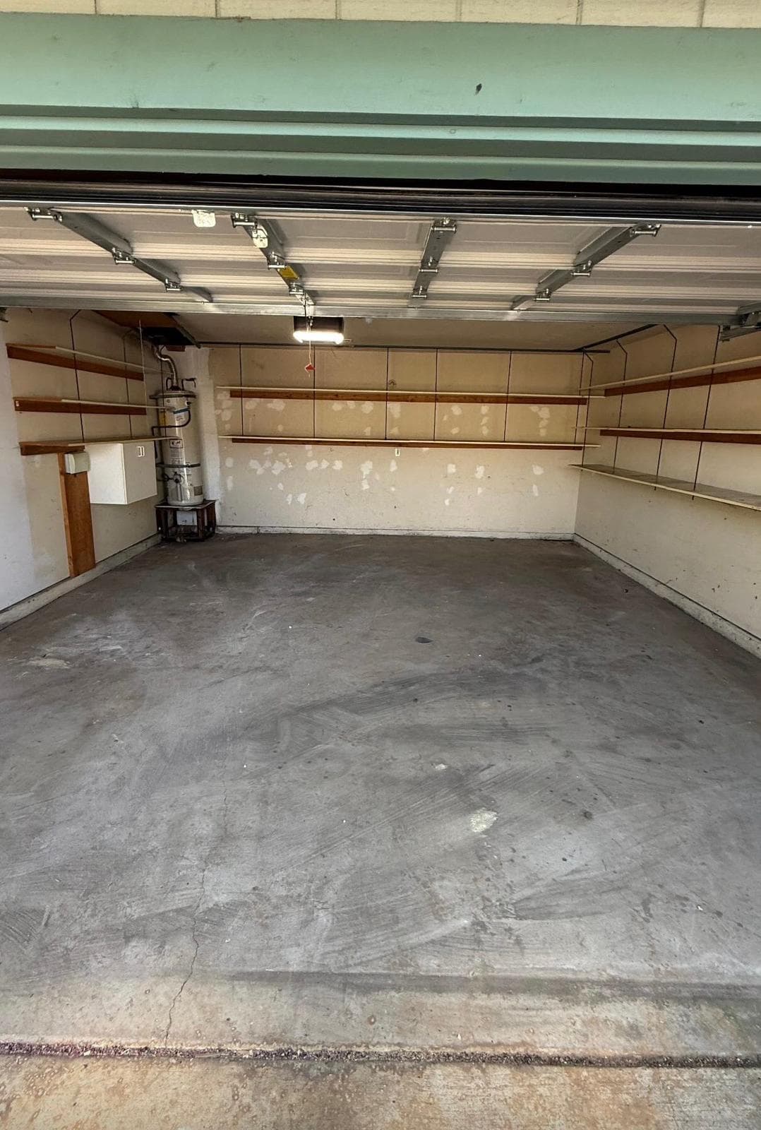 Clean garage after junk removal service in Sacramento California